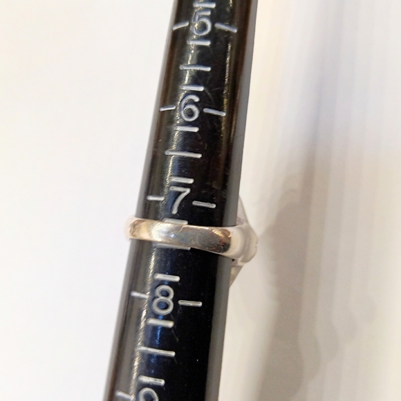 Sterling Amethyst Ring 7 1/2 February Birthstone - Picture 5 of 5